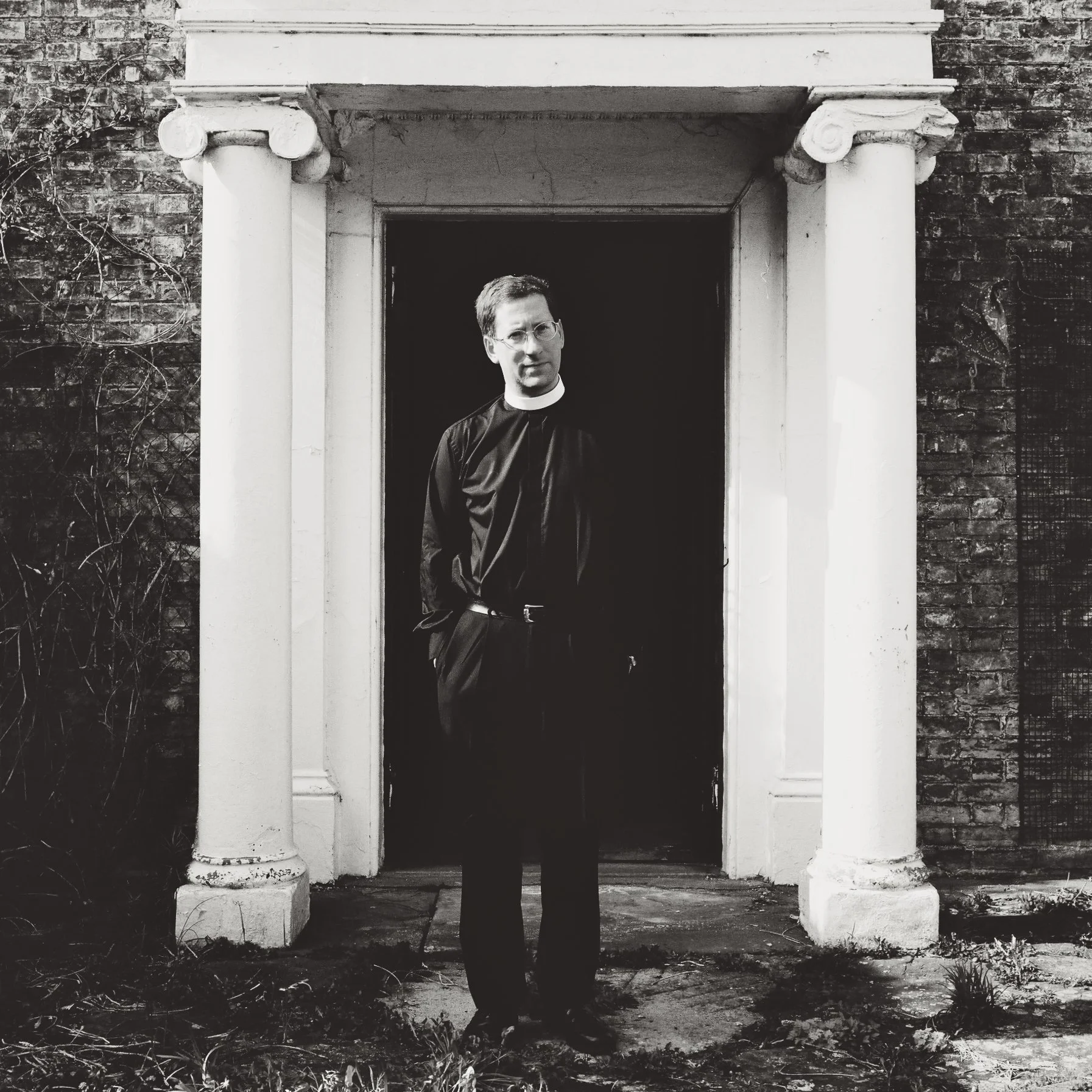 Tim Alban Jones, the former vicar of Soham, photographed for the Western Mail.