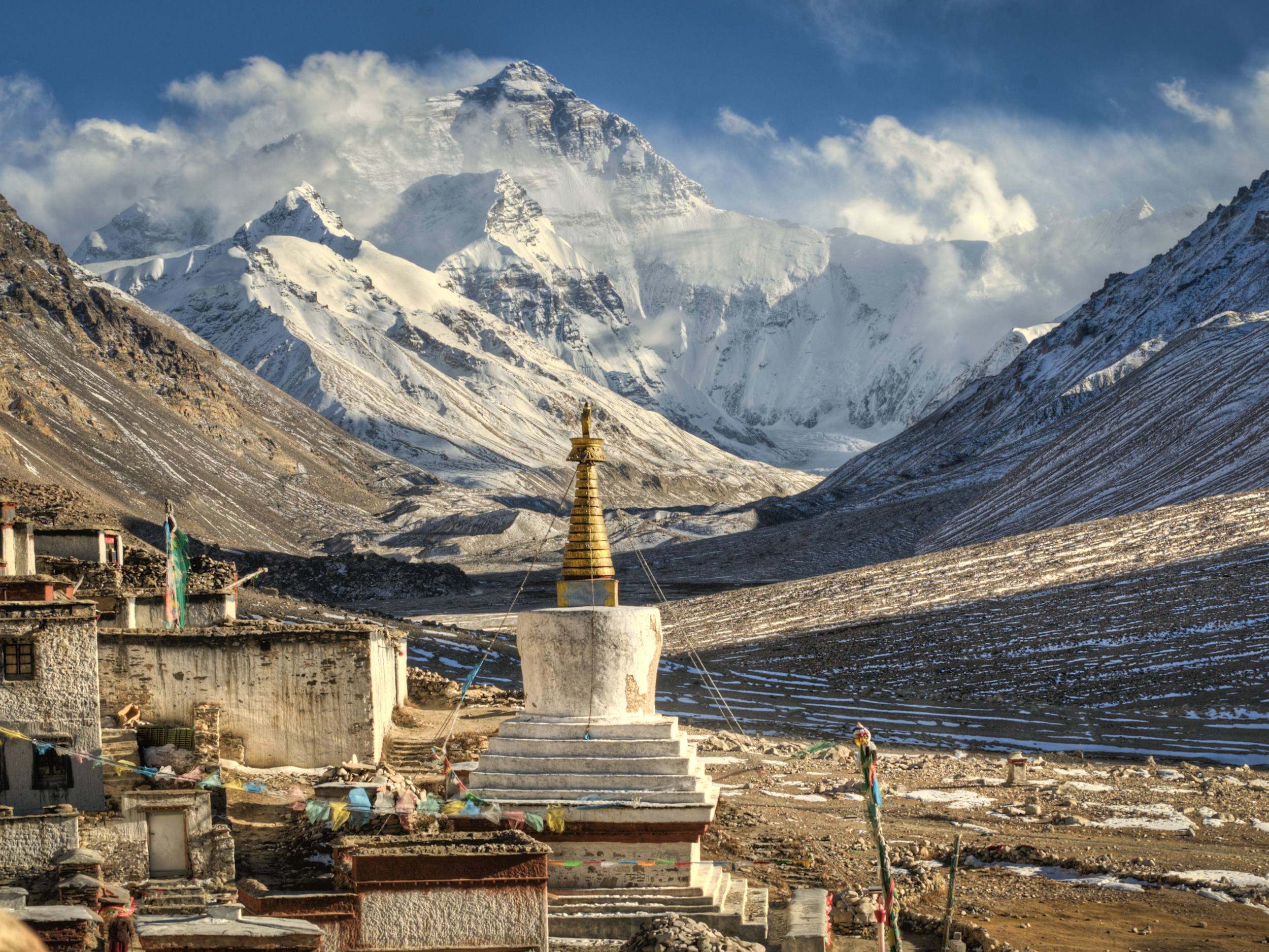 Mount Everest Base Camp at Rongbuk Monastery