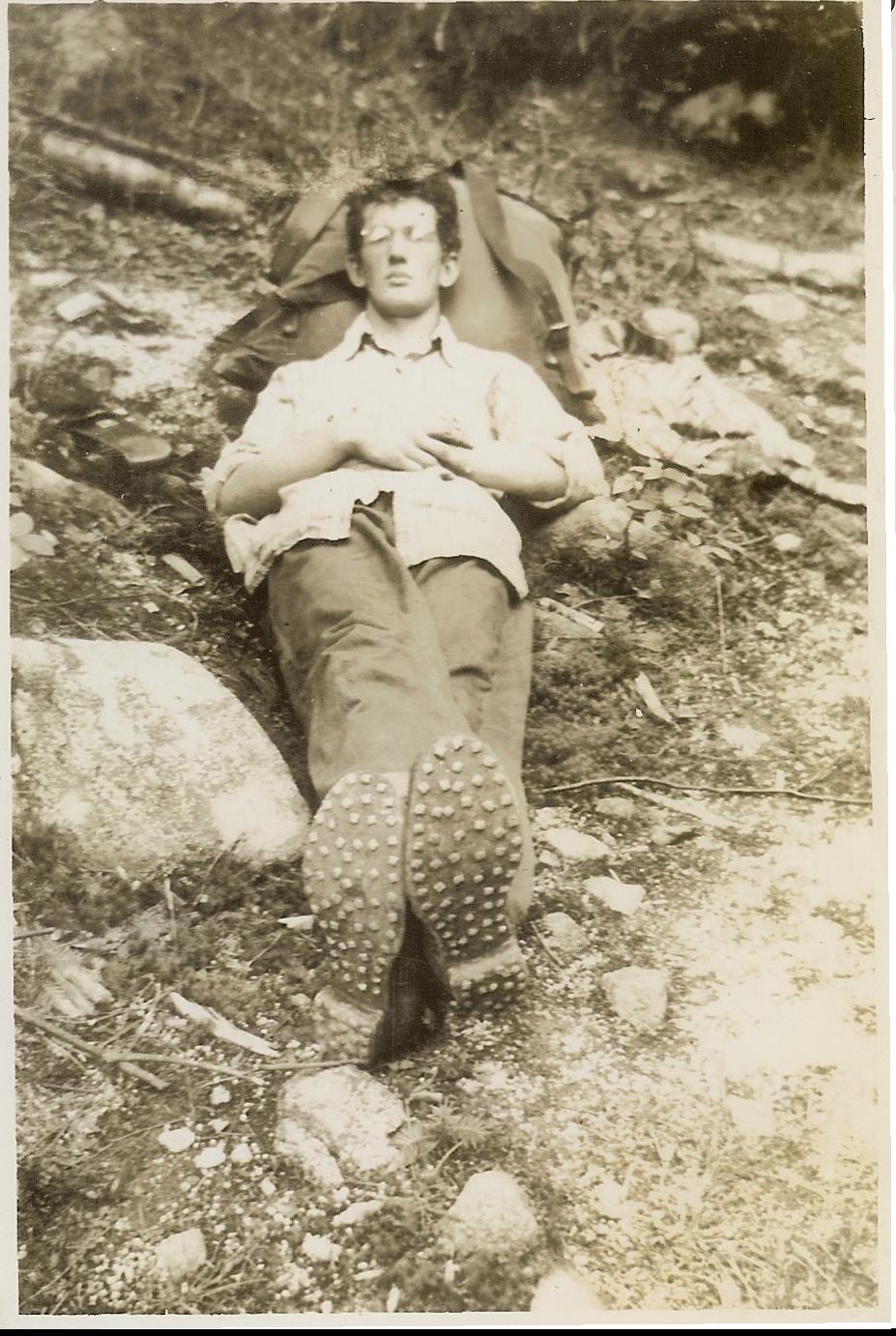 1944 - Ted Brown at Katahdin