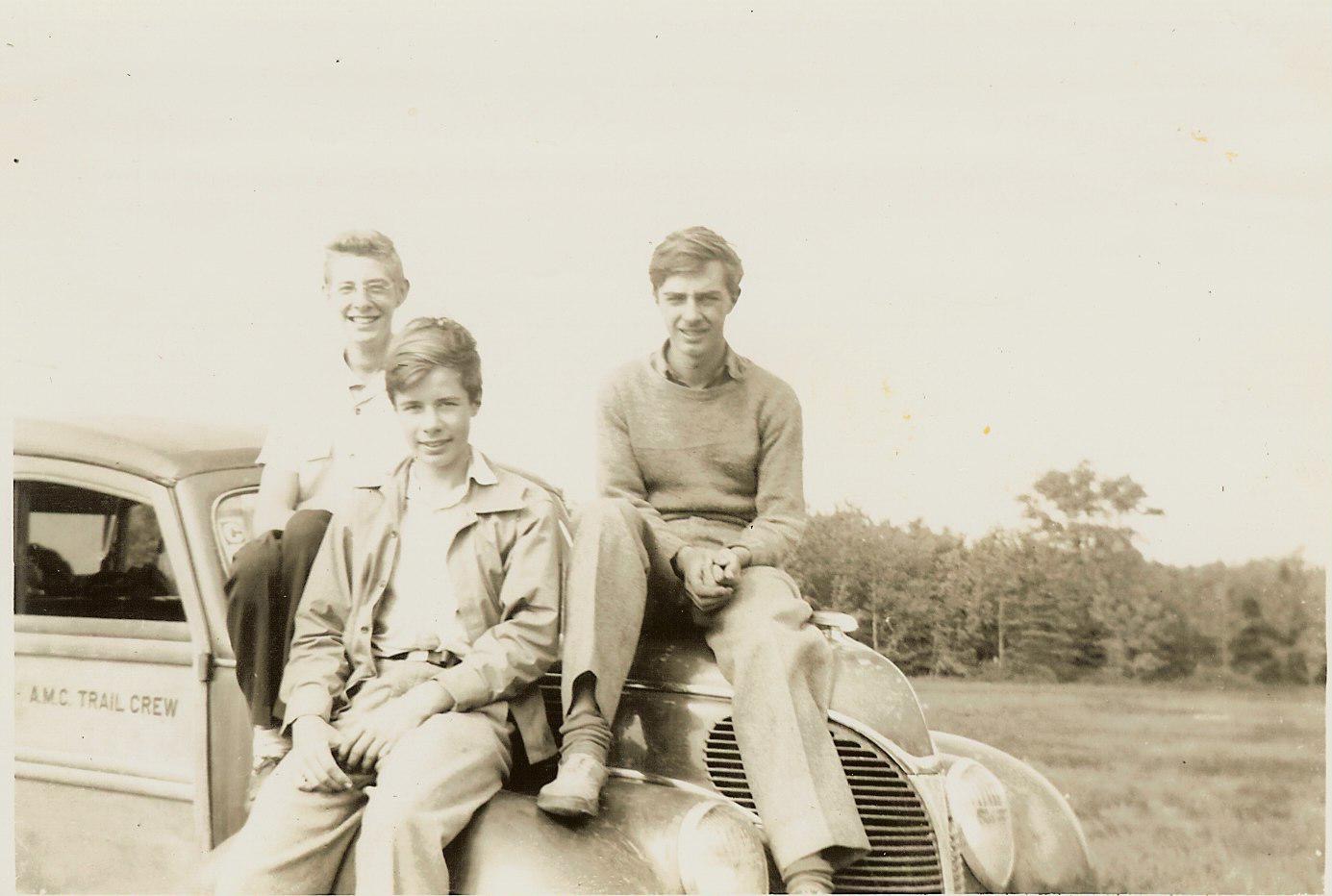 1944 - Dick Birch, Bill Chace, Paul Smith - Isle Boro. ME 