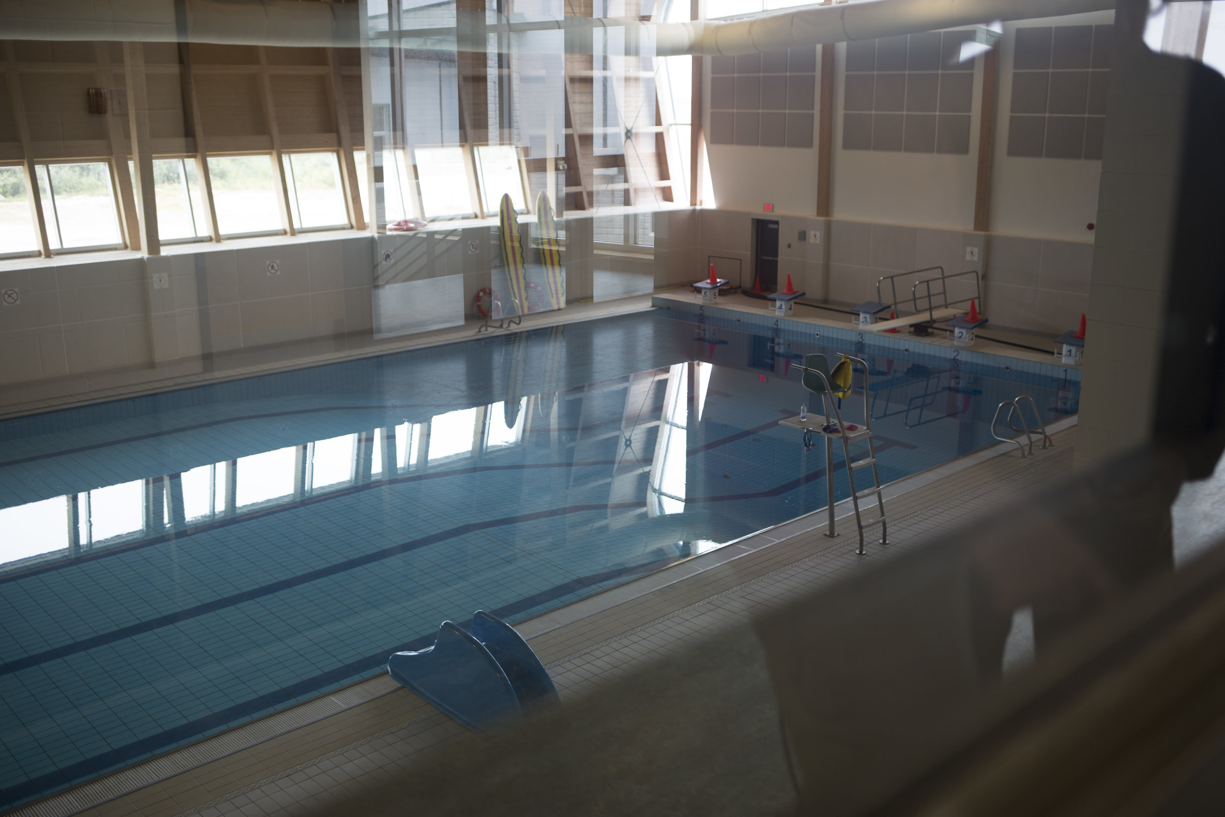  The pool at the Eastmain Community Center 