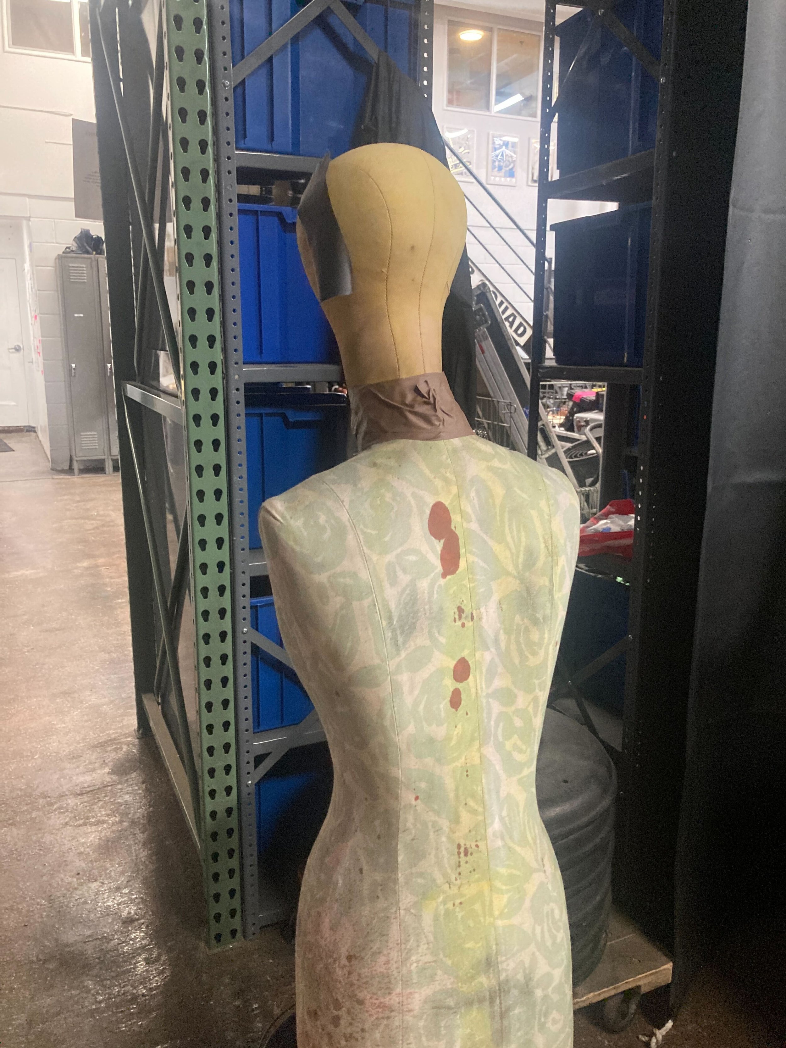  This mannequin has seen it’s fair share of special effects still in progress.  