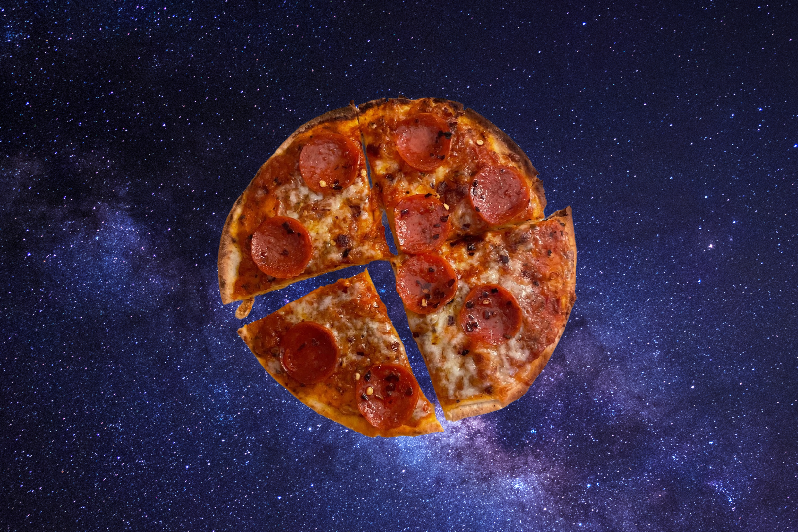 Cosmic earthquake pizza