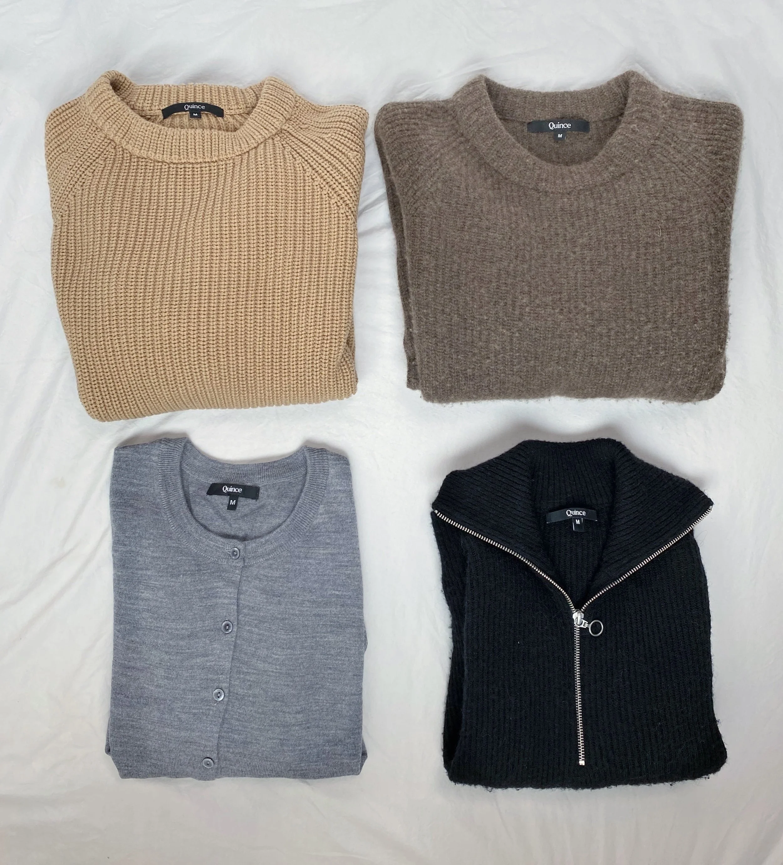 Quince Sweater Review: Alpaca Crew and Oversized Cardigan