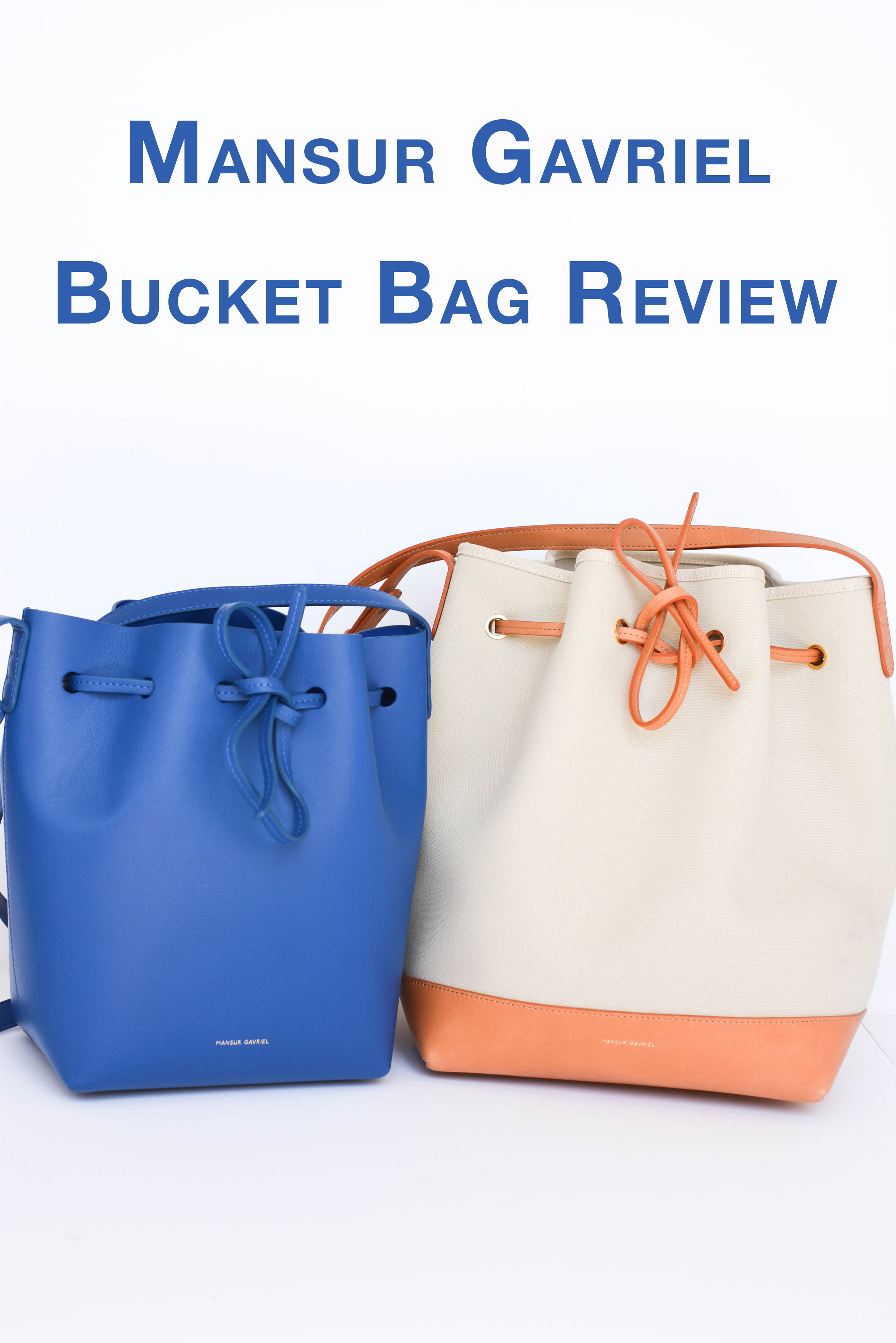 Mansur Gavriel Bucket Bag + Mini Bucket Bag Review  Mansur gavriel bucket  bag, Bucket bags outfit, Bucket bag