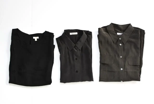 Cuyana silk shirt, Everlane silk shirt, Equipment silk shirt