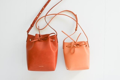 Mini saffiano leather bucket bag - Mansur Gavriel - Women