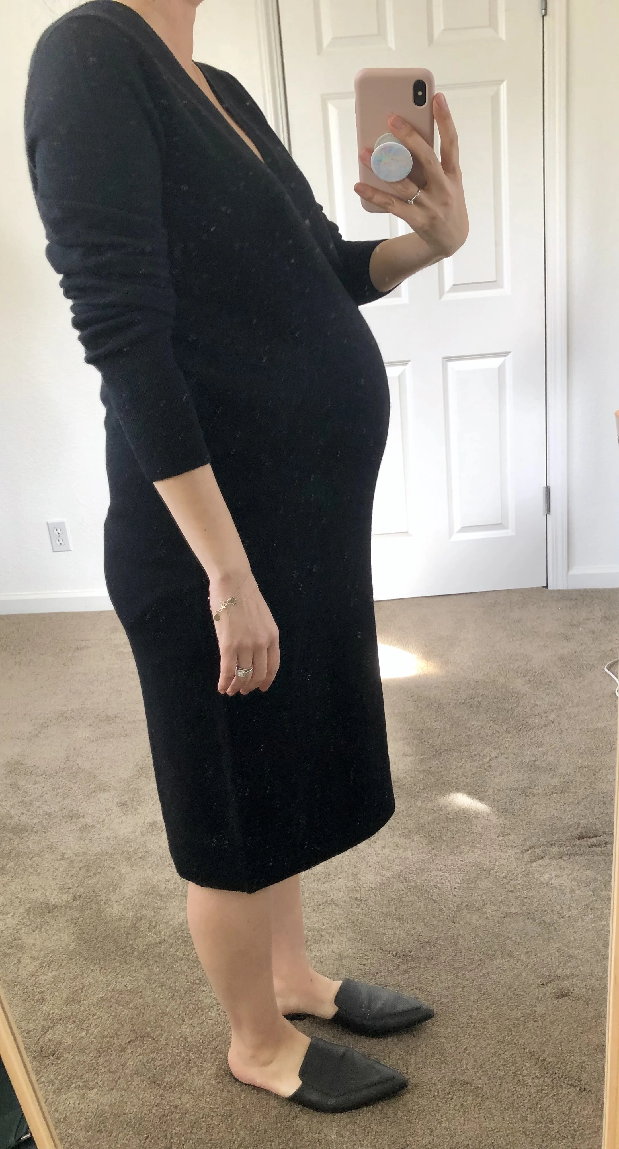 everlane cashmere turtleneck dress