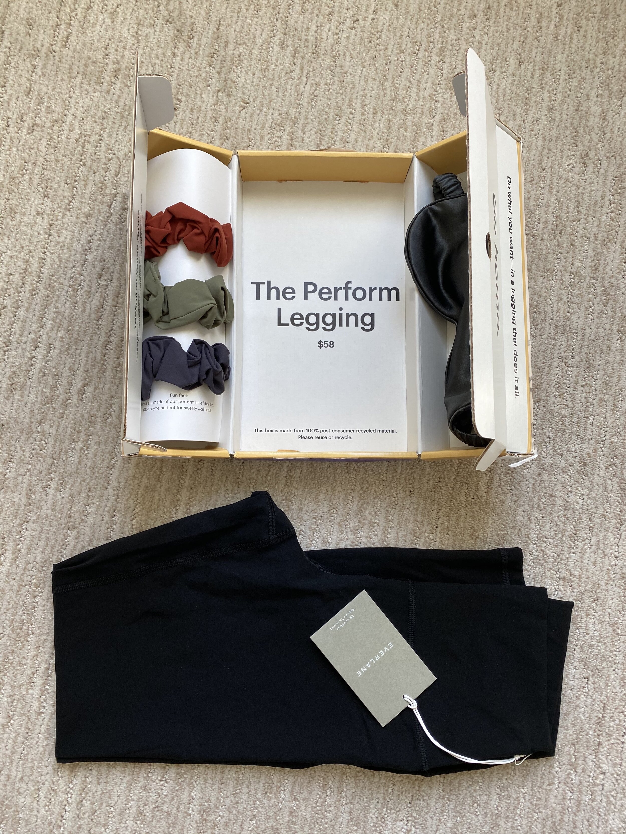 Everlane Perform Legging Review (one c/o, others not) and Giveaway