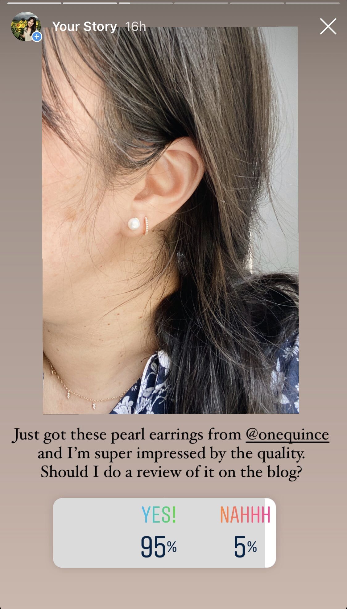 Quince (One Quince) Review: The Pearl Stud Earrings {Updated February 2021}  — Fairly Curated