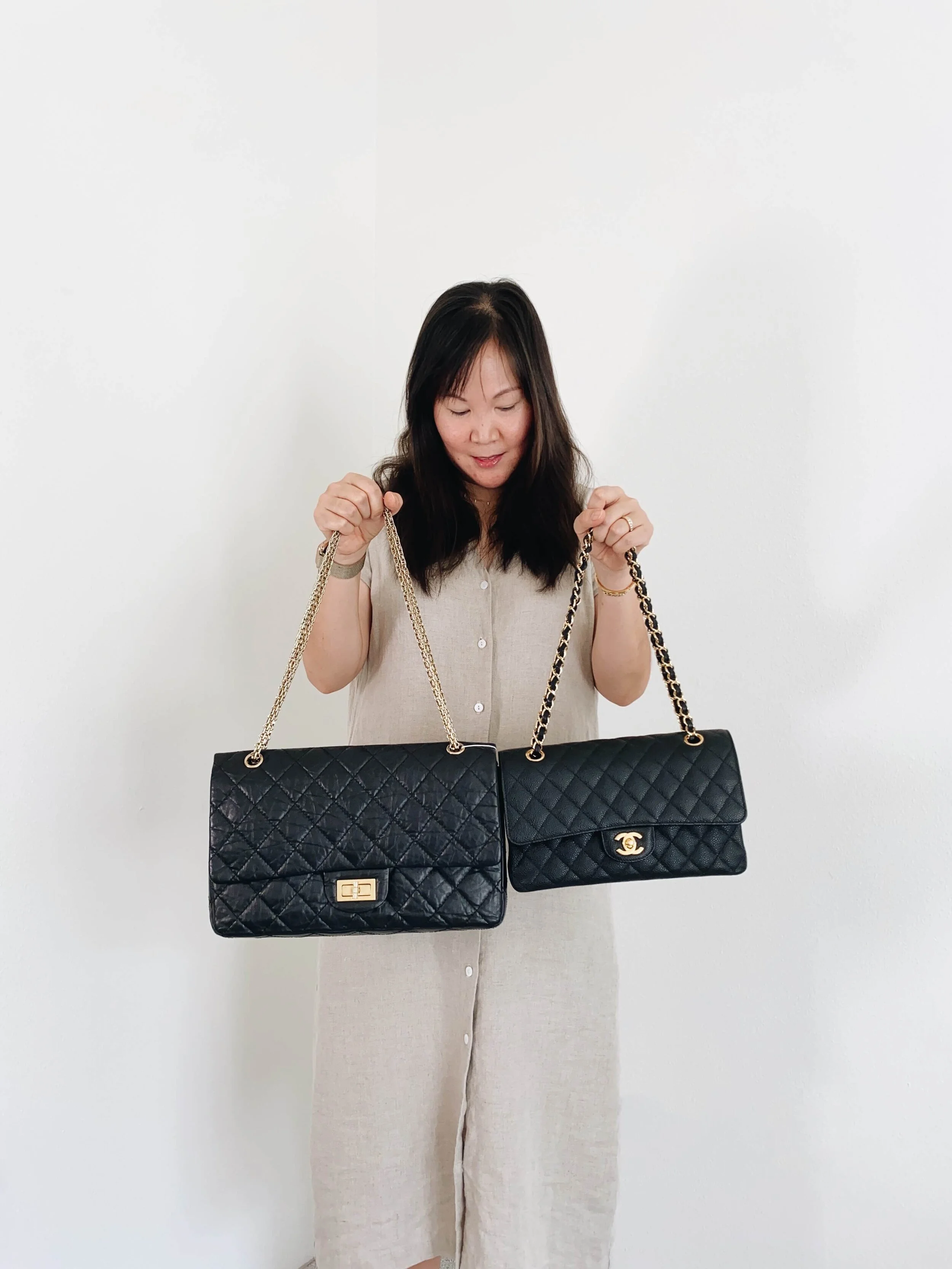 Chanel Reissue 2.55 Handbag Sizes