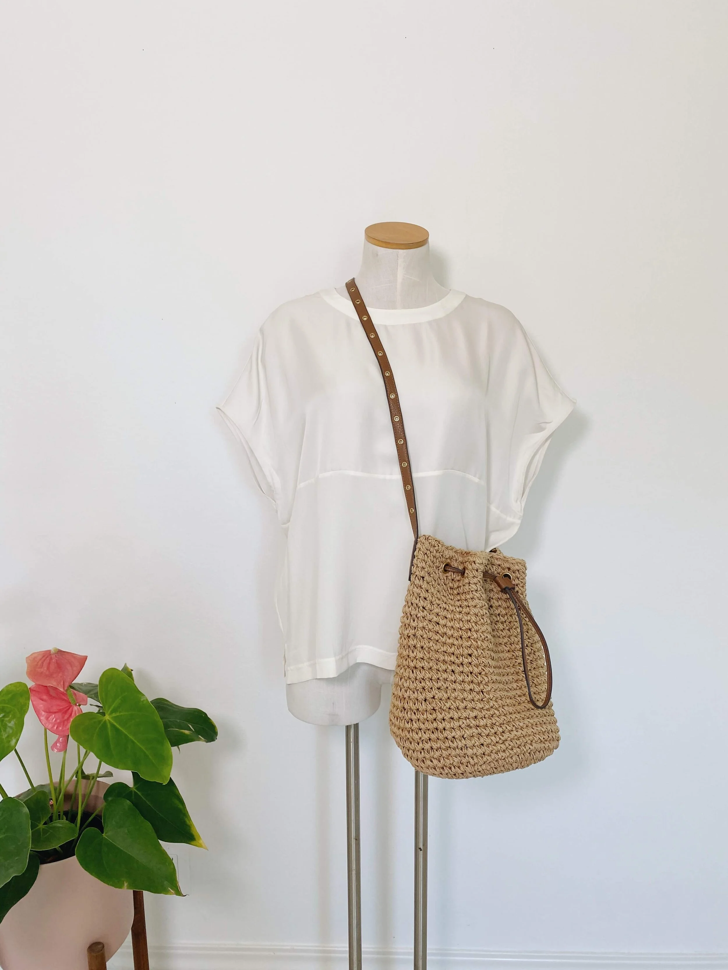 Vintage Lauren Ralph Lauren straw 