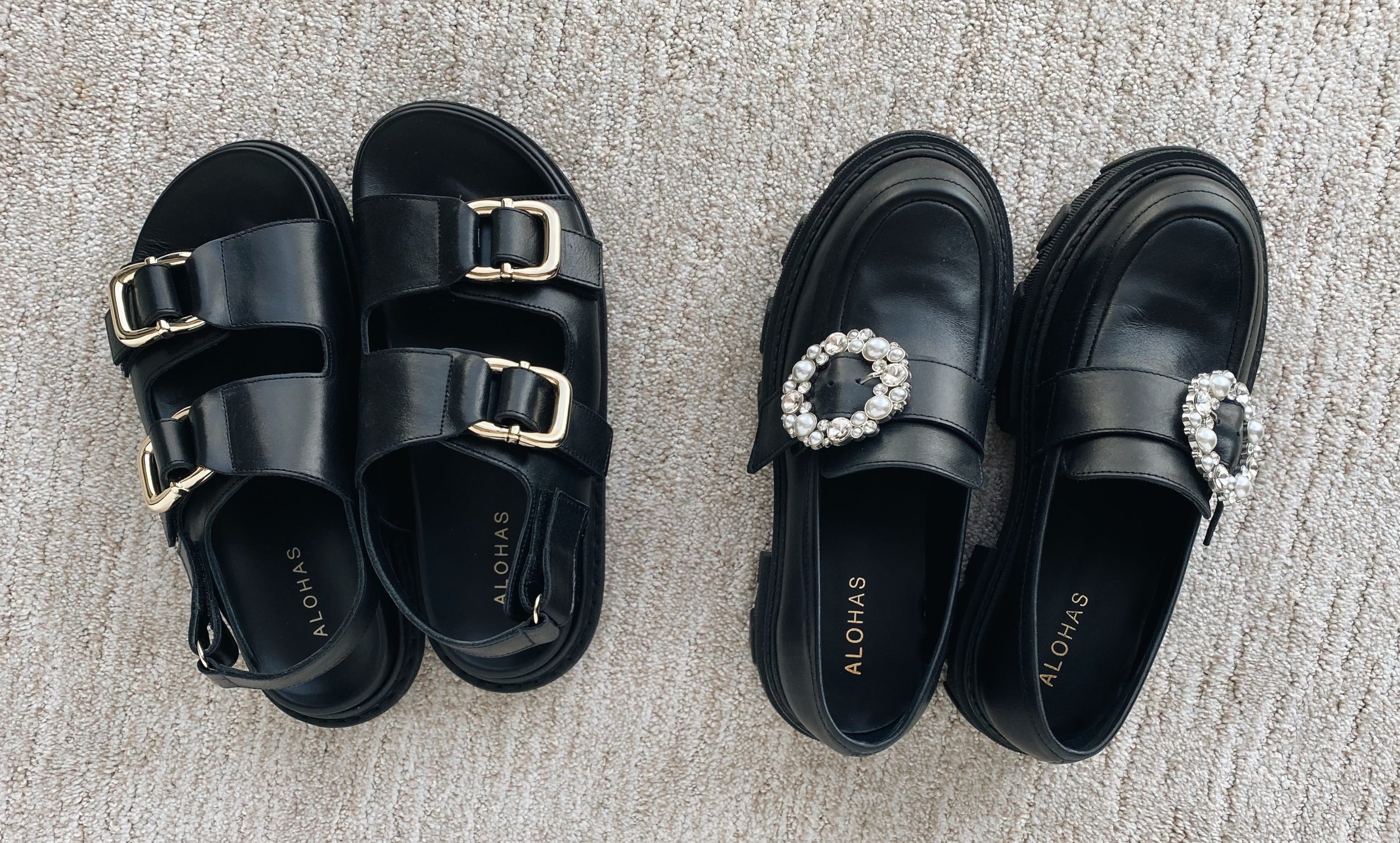 Alohas Shoes Review: The Trailblazer Crystal Loafers and Harper Sandals ...