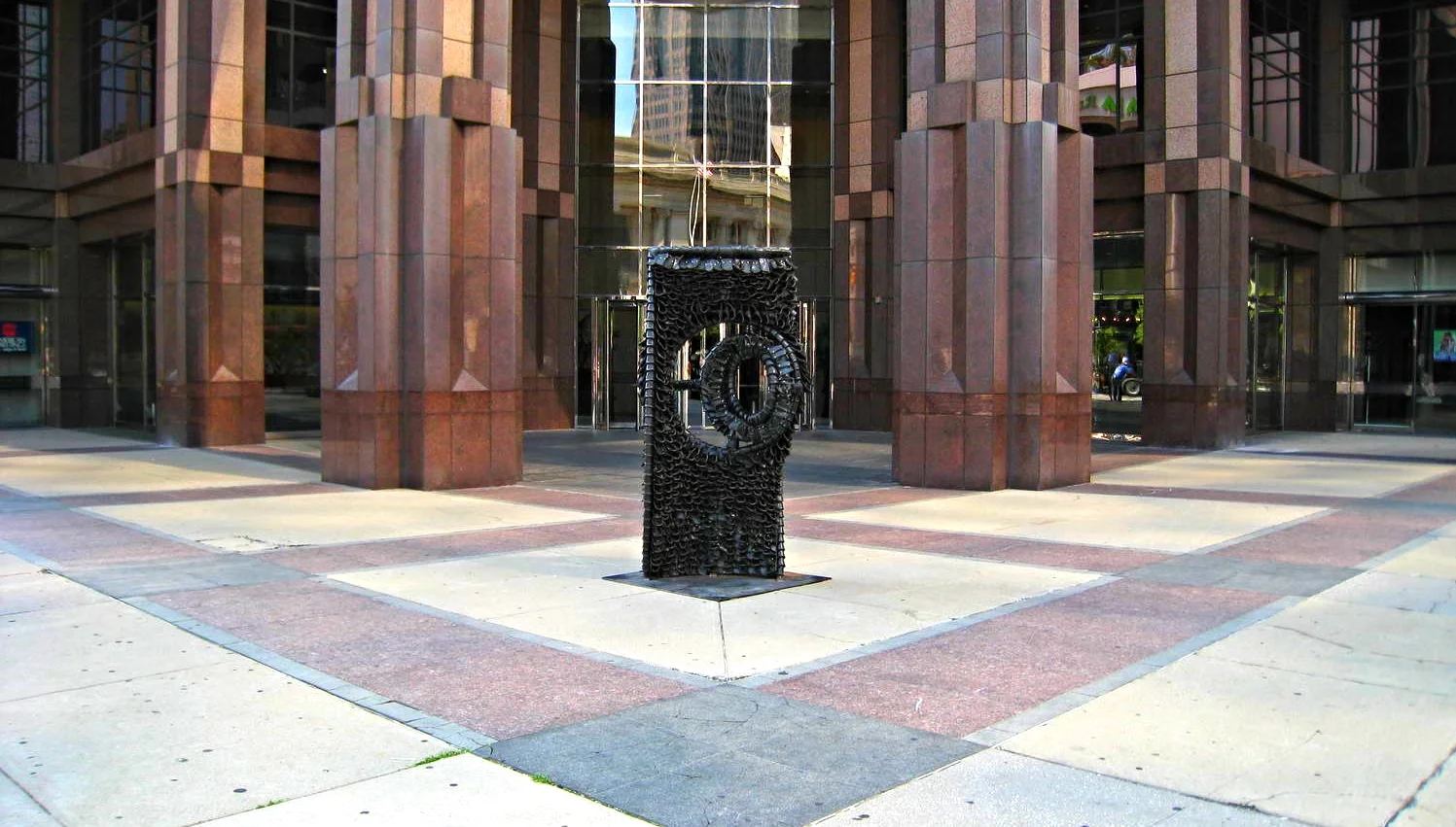   Sustainable Hope, 2008  Rubber tires &amp; stainless steel 8 x 5 x 4 feet 
