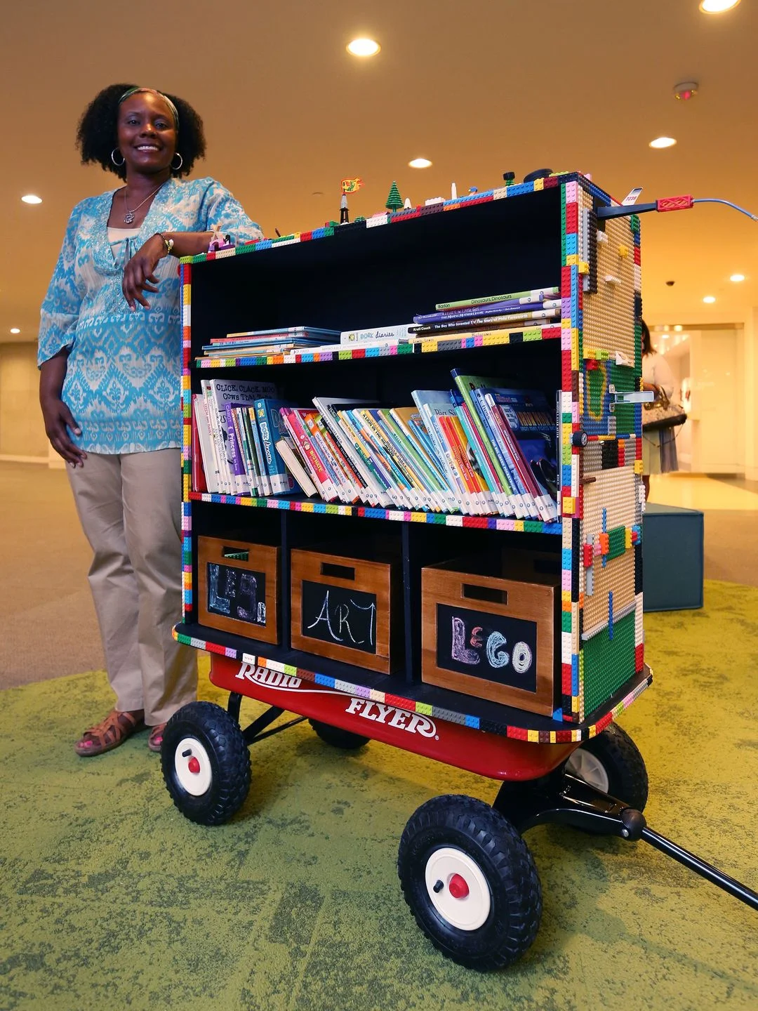 Play Station, 2015 by LaShawnda Crowe Storm Mixed media 48 x 39 x 17 inches Location: Indianapolis Museum of Art Read more about "Play Station" by clicking here . Visit the artist's website here . 