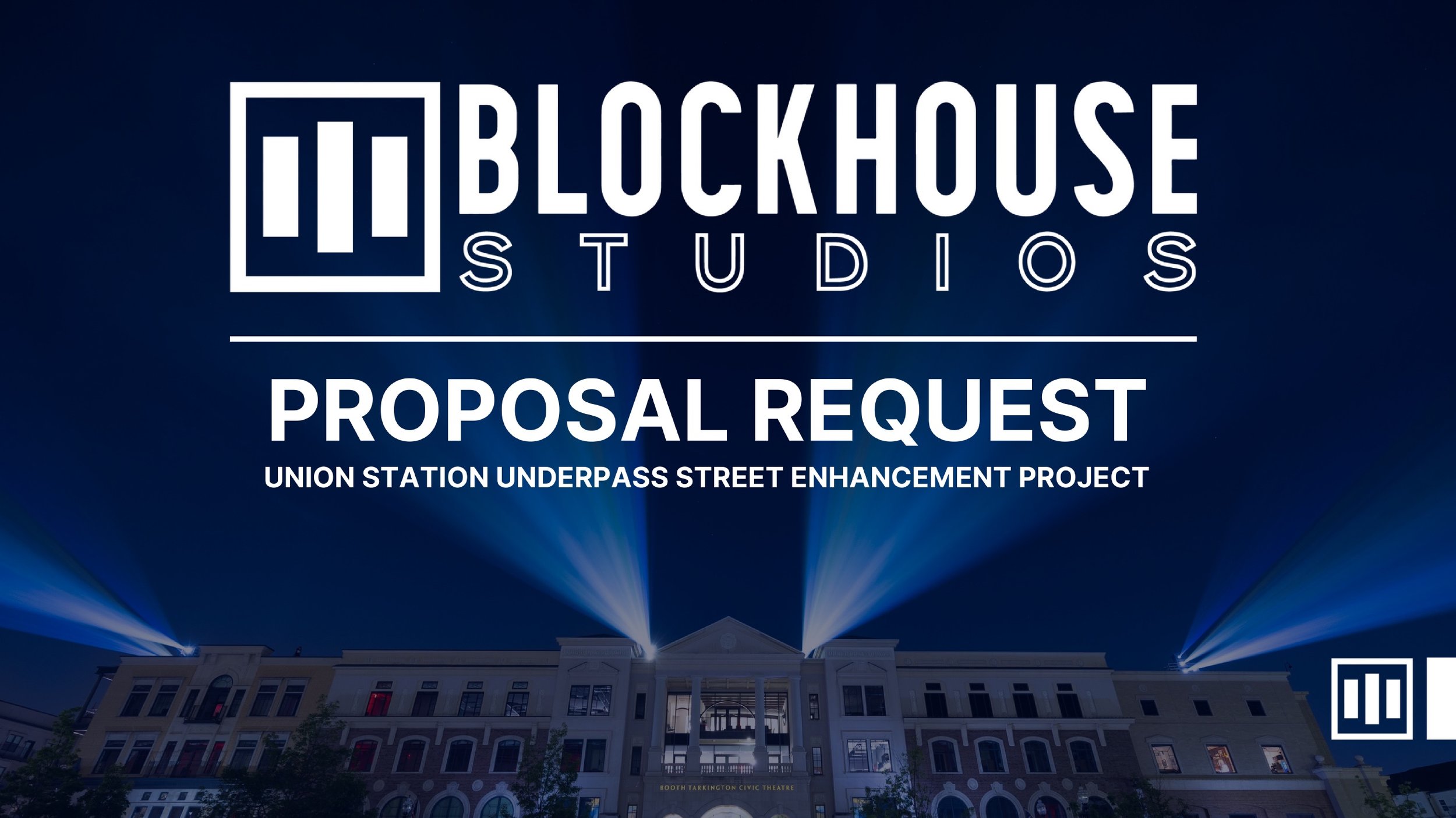 For the west side of Capitol Avenue, Blockhouse Studios (Bloomington, Indiana) proposed the creation of a projection map and site specific animation of a historic train and passengers moving through the underpass reflecting the historic activity a