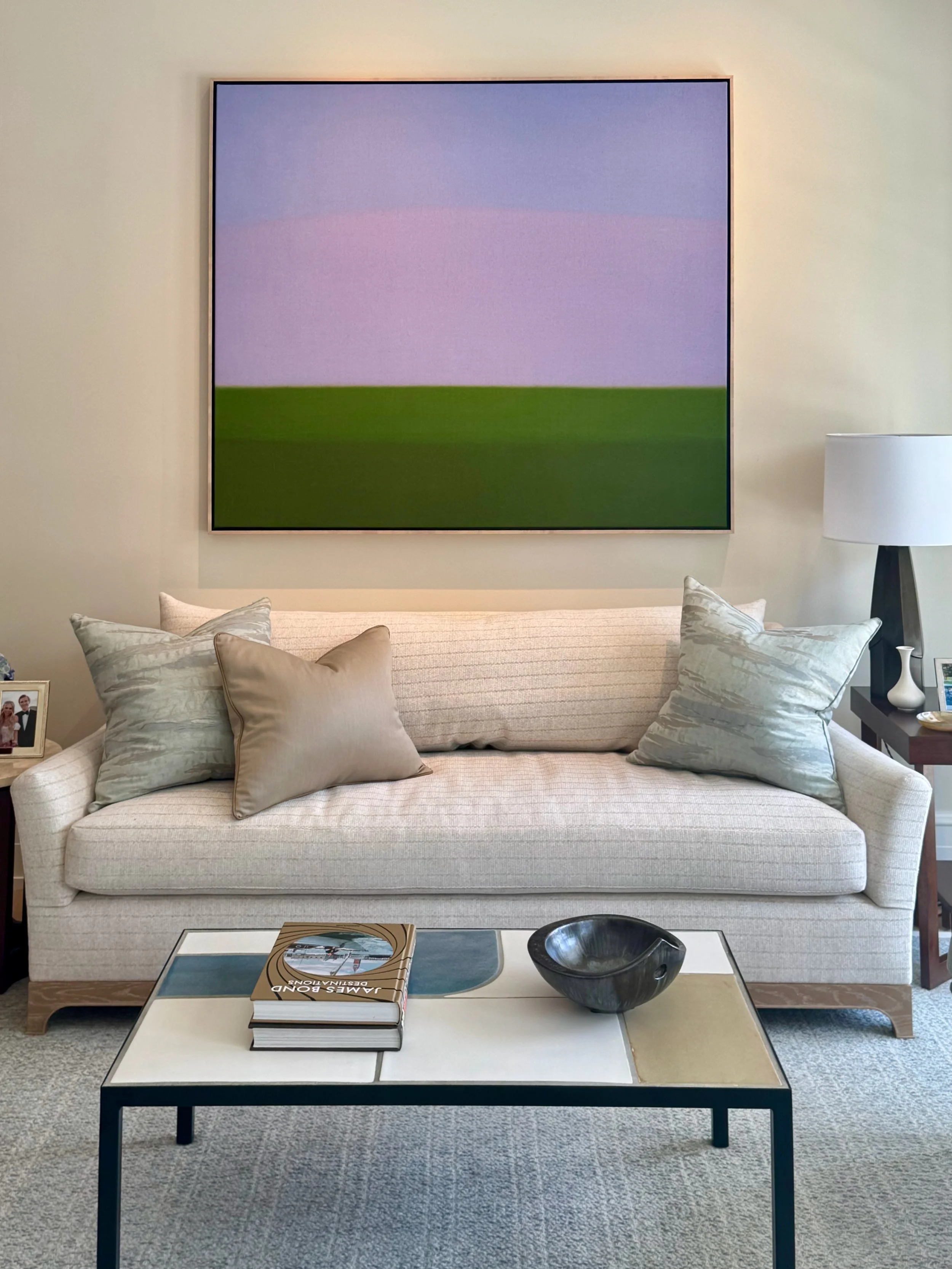  Susan Vecsey  Like Lavender/Green,  2025 Oil on linen 52 × 60 inches 
