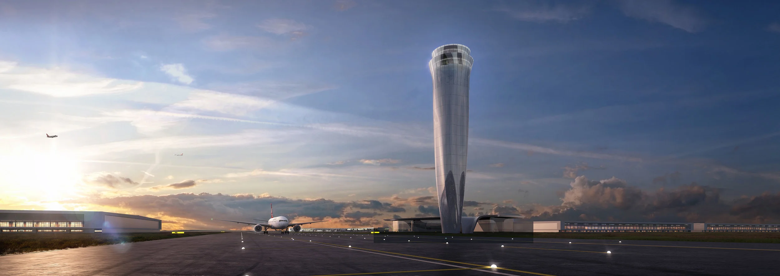 Istanbul Airport Control Tower. Zaha Hadid.