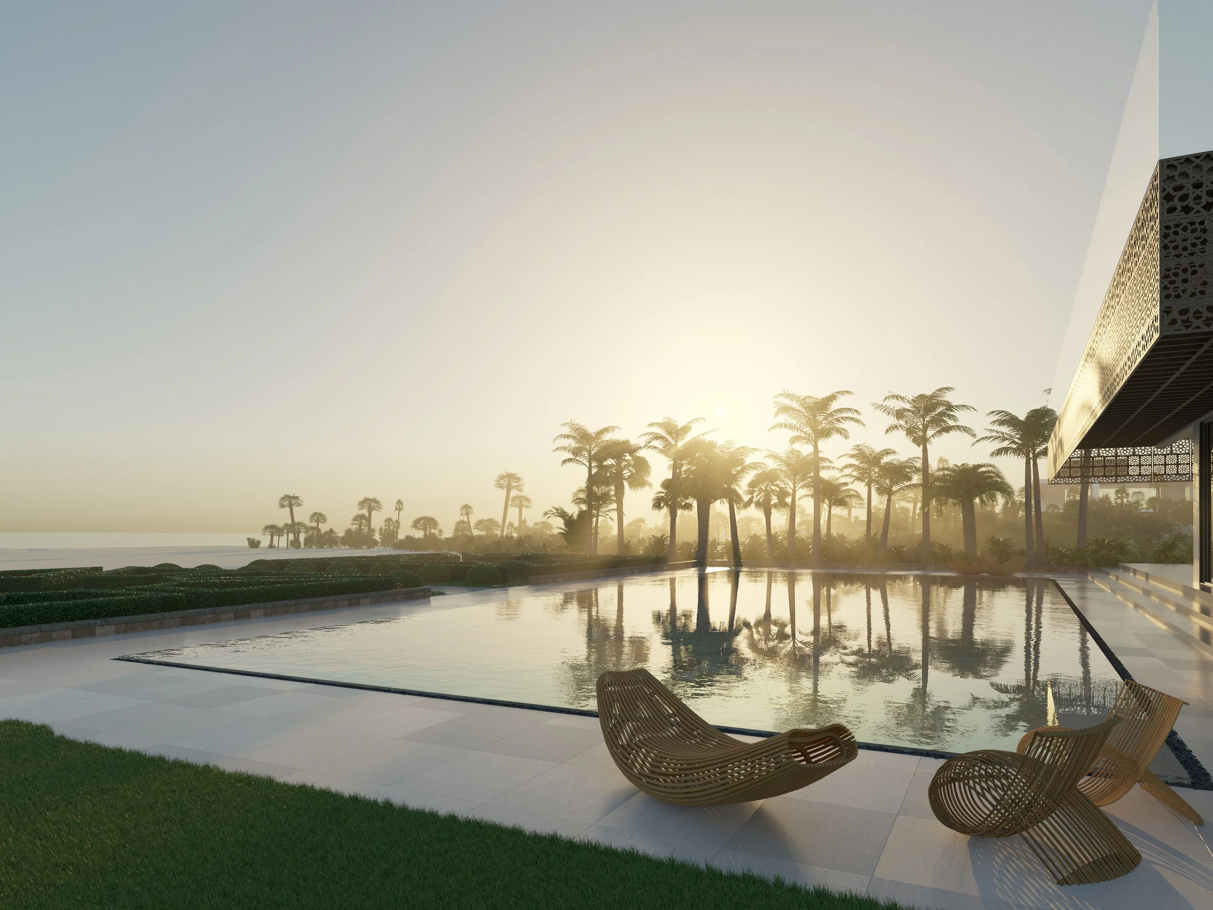 Saadiyat Island villa. Brash Brands.