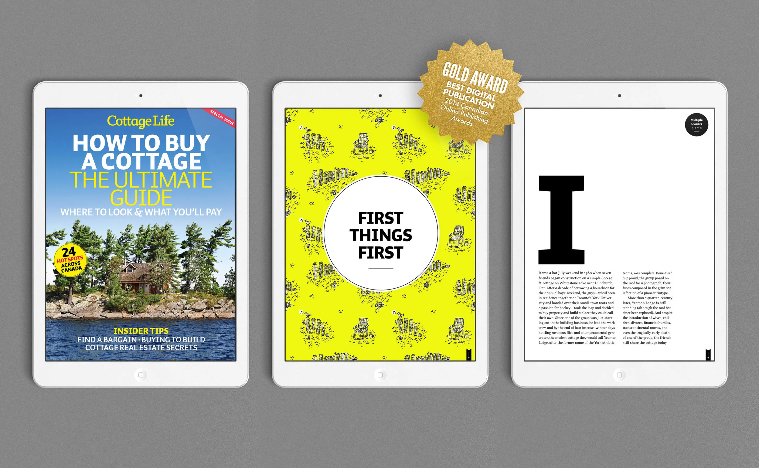 Cottage Life Interactive Digital Edition