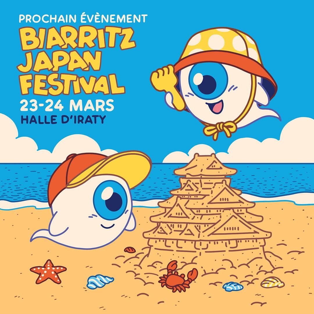 Je serai &agrave; Biarritz ce week-end pour le @biarritzjapanfestival &agrave; la Halle d'Iraty.⛱️🏄
Passez me faire un coucou! 👋🙂

Biarritz Japan Festival
23 &amp; 24 mars 2024
10h-19h
Halle d'Iraty

#biarritzjapanfestival