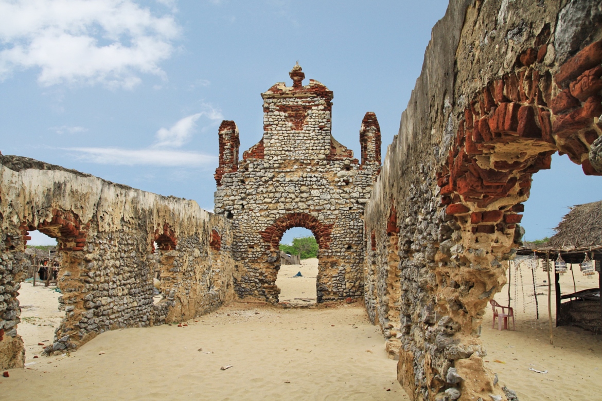 Dhanushkodi is an abandoned town at the south-eastern tip of Pamban Island. Following this disaster, the Government of Madras declared Dhanushkodi as Ghost town and unfit for living. Only a few fisherfolk now live there. There are several temples associated with Lord Rama around Rameswaram. An average of about 500 pilgrims visit Dhanushkodi daily, with the number in the thousands during festival days, such as new and full moon days.