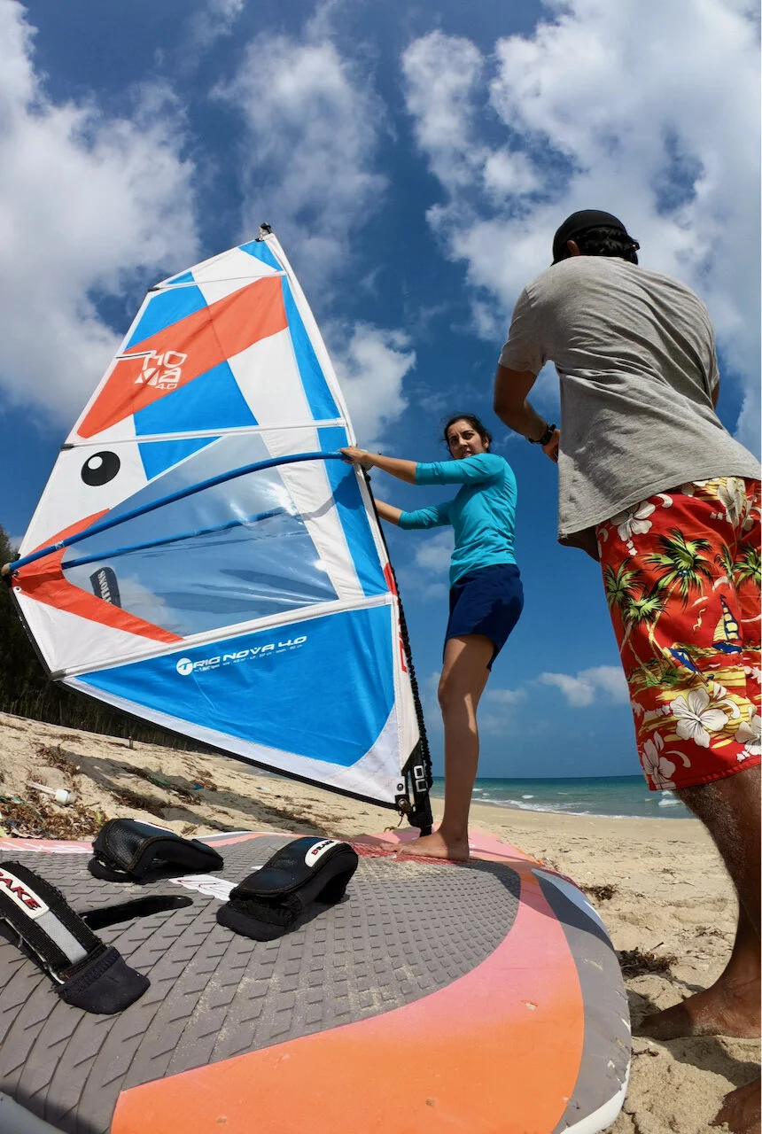 My experience Windsurfing in India