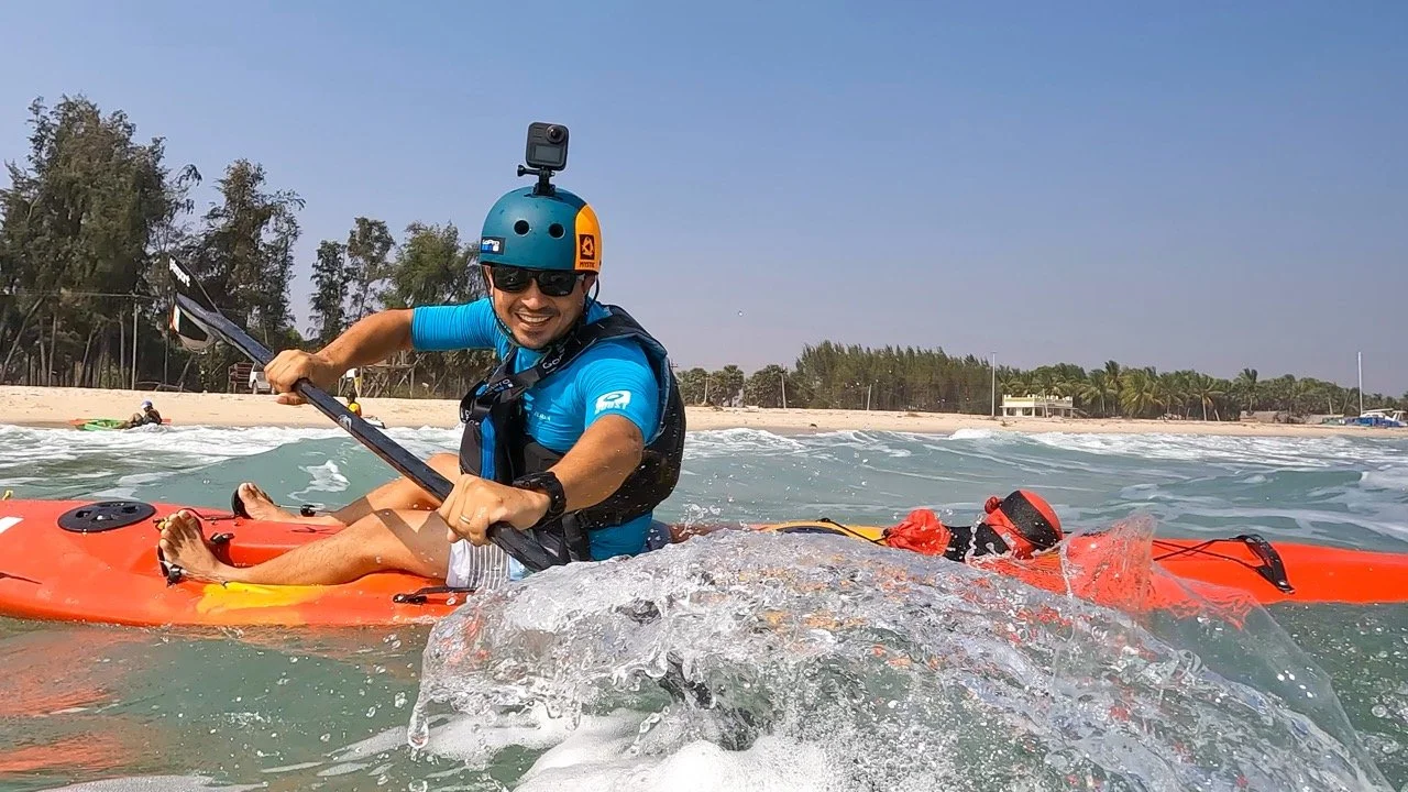 Kayak Surfing in Rameswaram