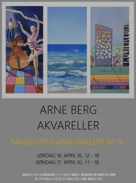 16 - 17 april: Separatutstilling på Galleri DC - 9