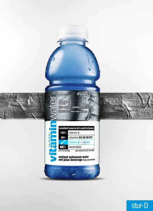 vitaminwater stur-D LABEL DESIGN