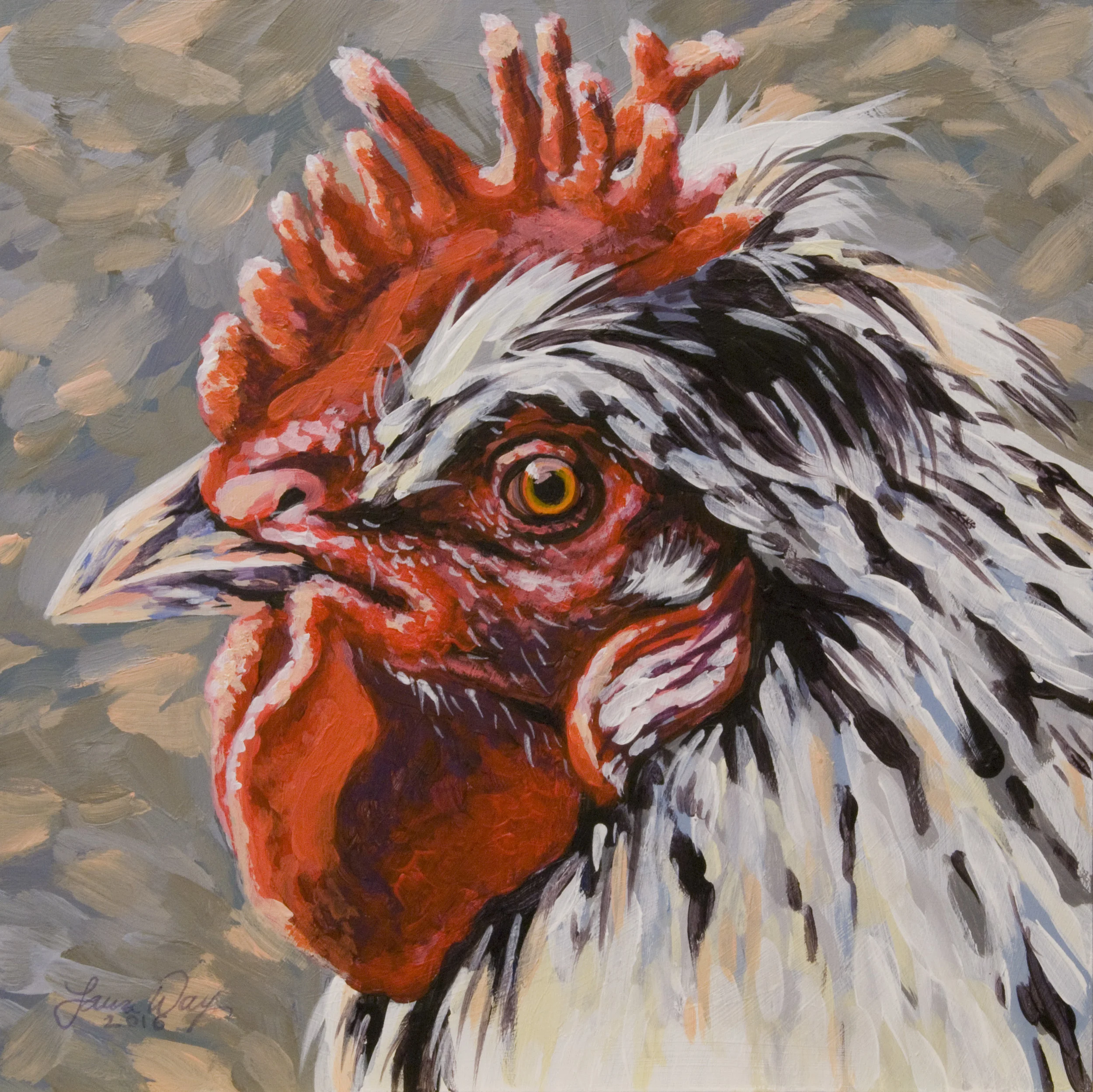 Speckled Rooster