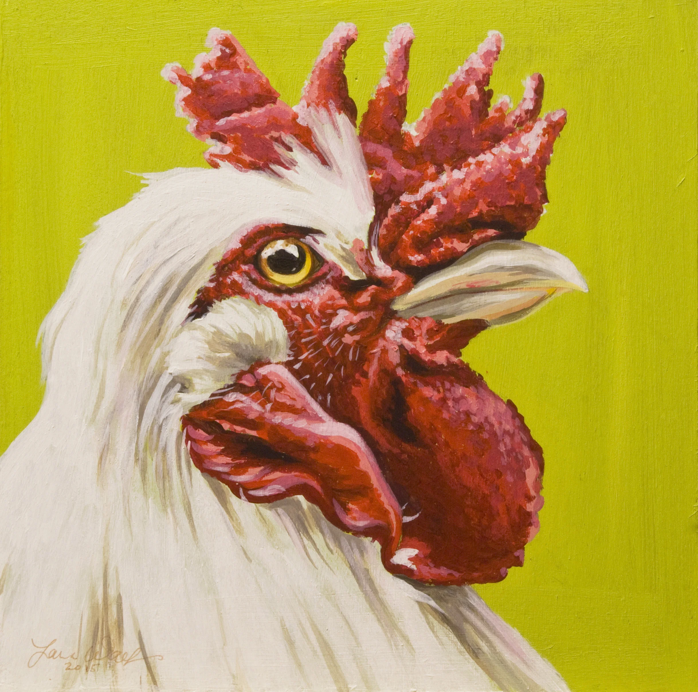 White Rooster