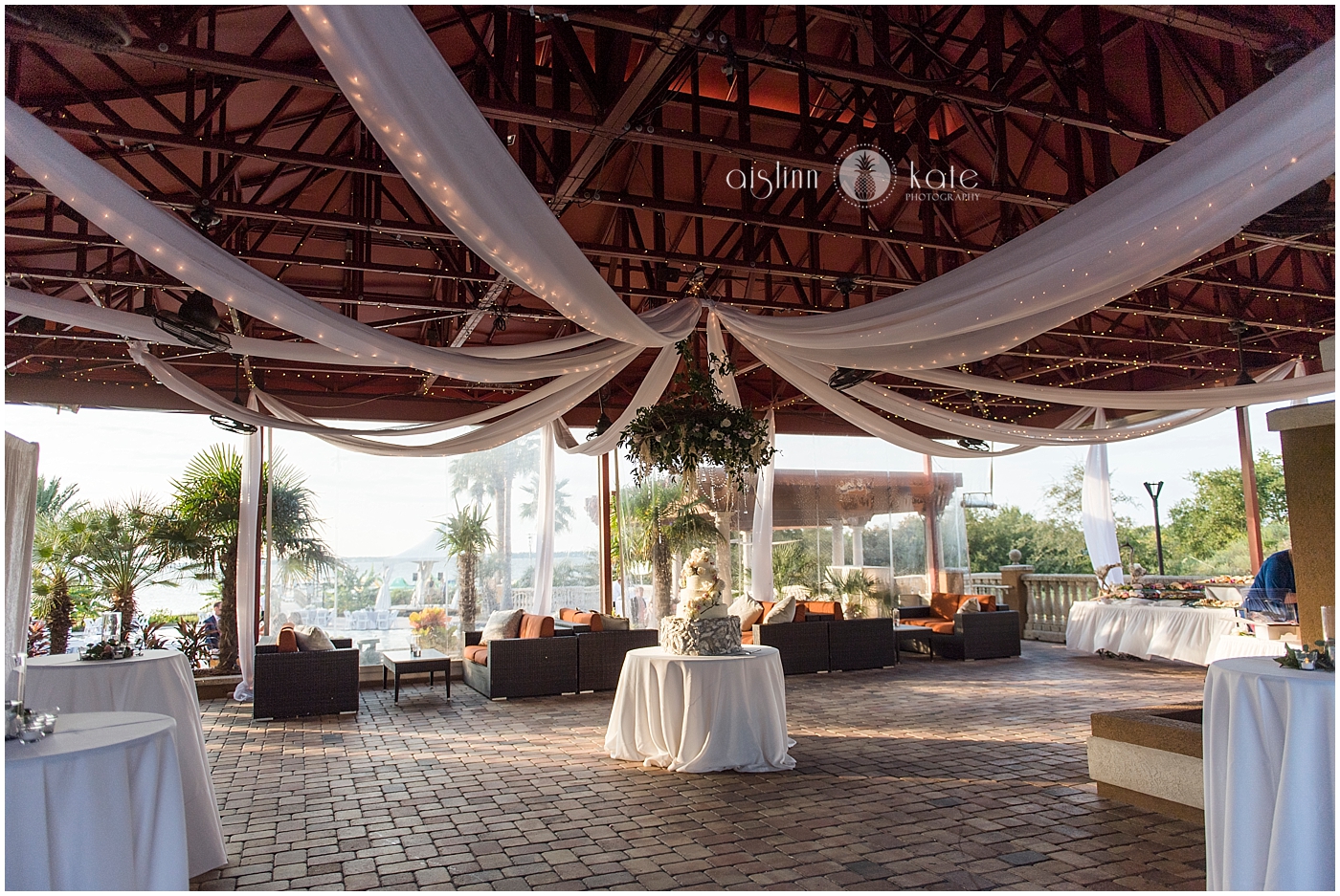 Portofino Island Resort | Open Air Reception Pavilion | Caroline + Joiner