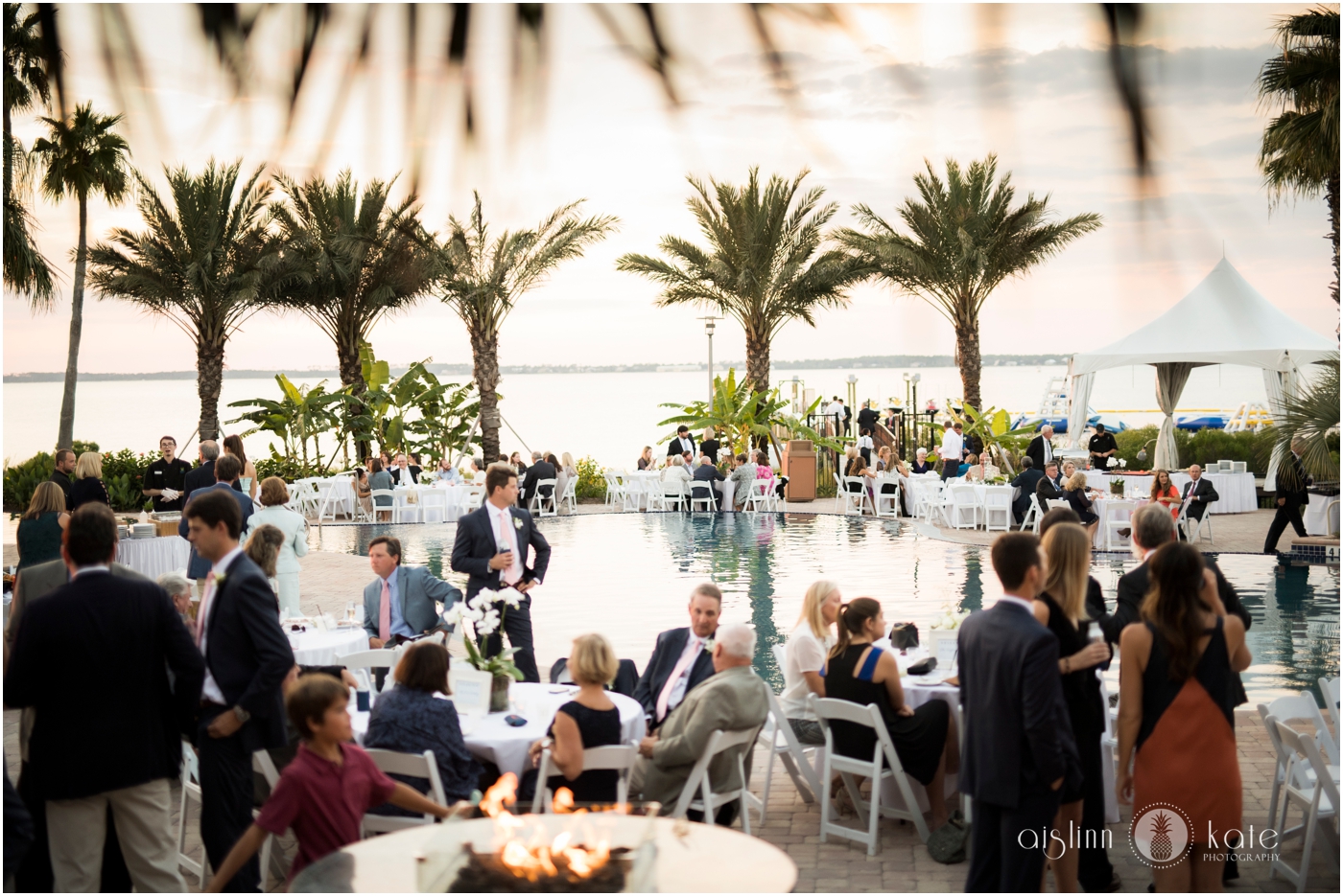 Portofino Island Resort | Lower Pool Deck | Caroline + Joiner