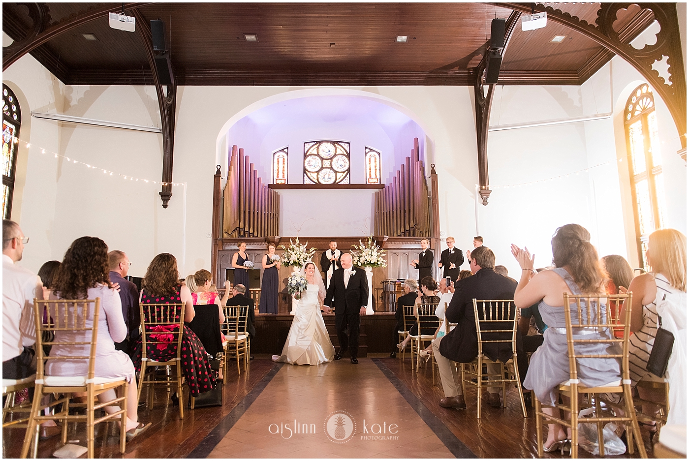 The Steeple on St Francis | The Main Hall | Karen + Jeff