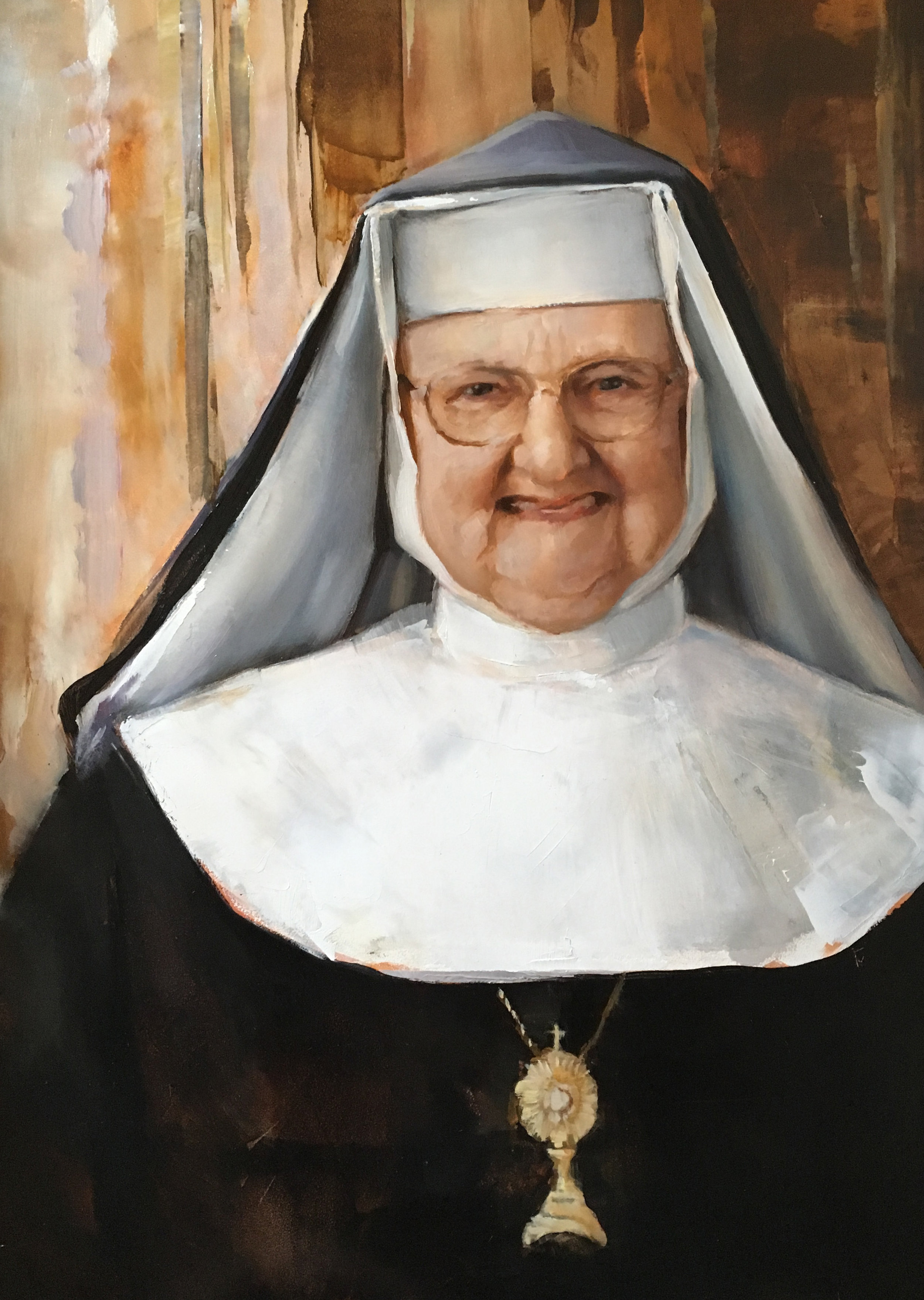 Sister Angelica, 12" x 16"", Oil on Panel