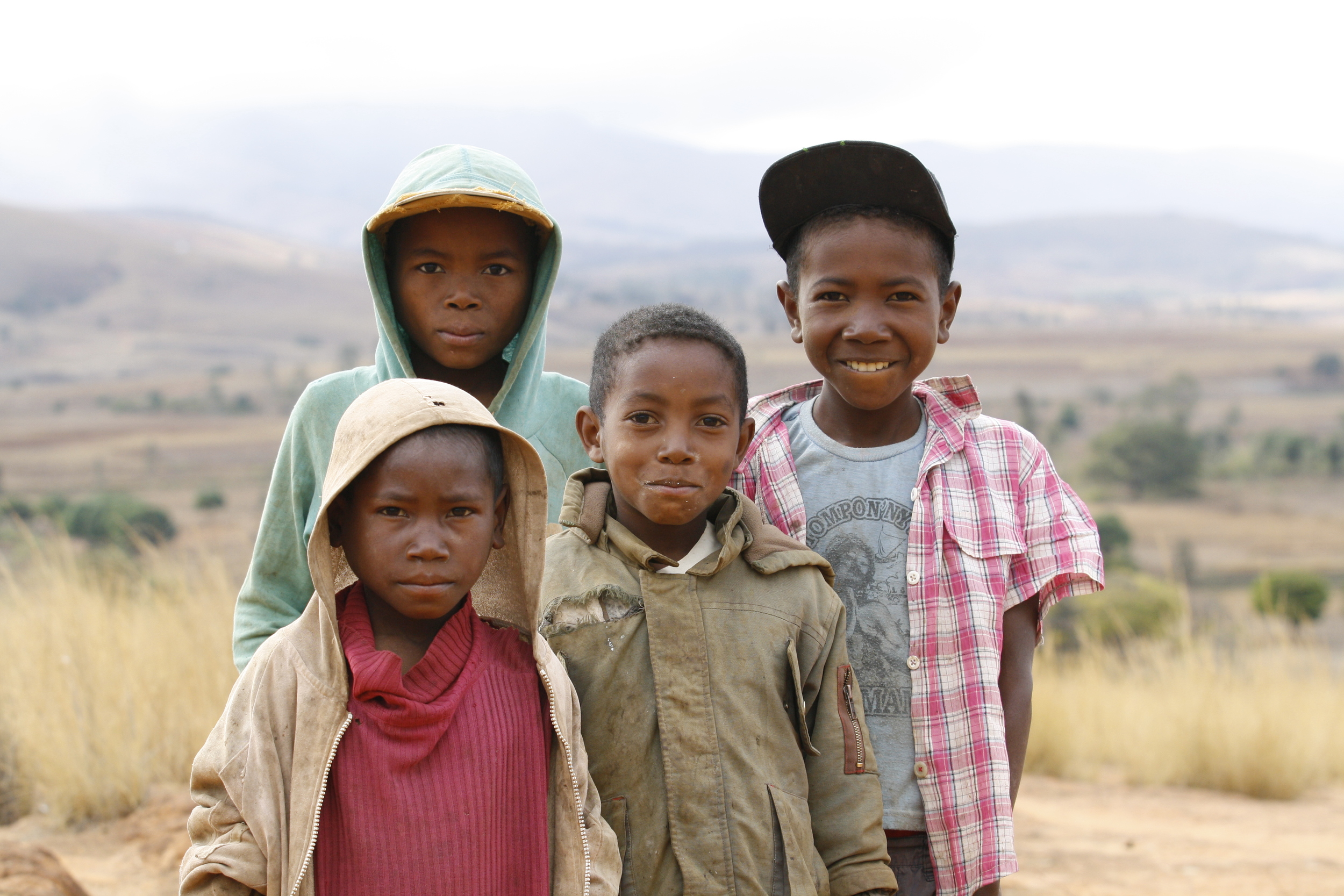  Malagasy children near Ambalavao, Madagascar 