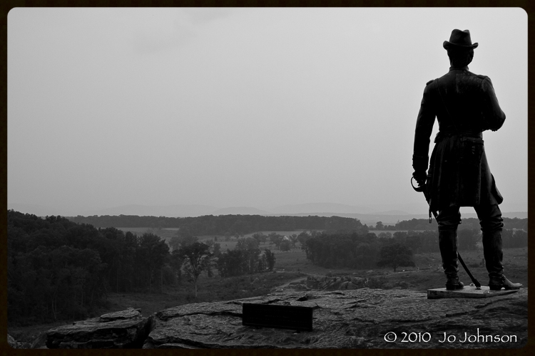 View of Seminary Ridge from Little Round Top (2010)