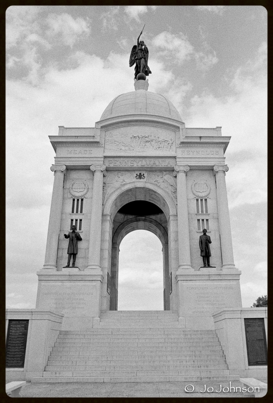Pennsylvania State Monument on Cemetery Ridge Artists: Lee Oskar Lawrie, Cyrus Edwin Dallin, Samuel Murray, W Clark Noble, J Otto Schweizer
