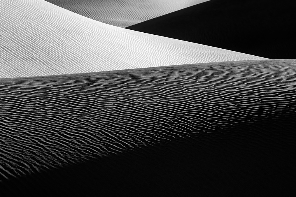 Mesquite Flat Dune Abstract - Death Valley CA (Photo Credit: John Barclay)