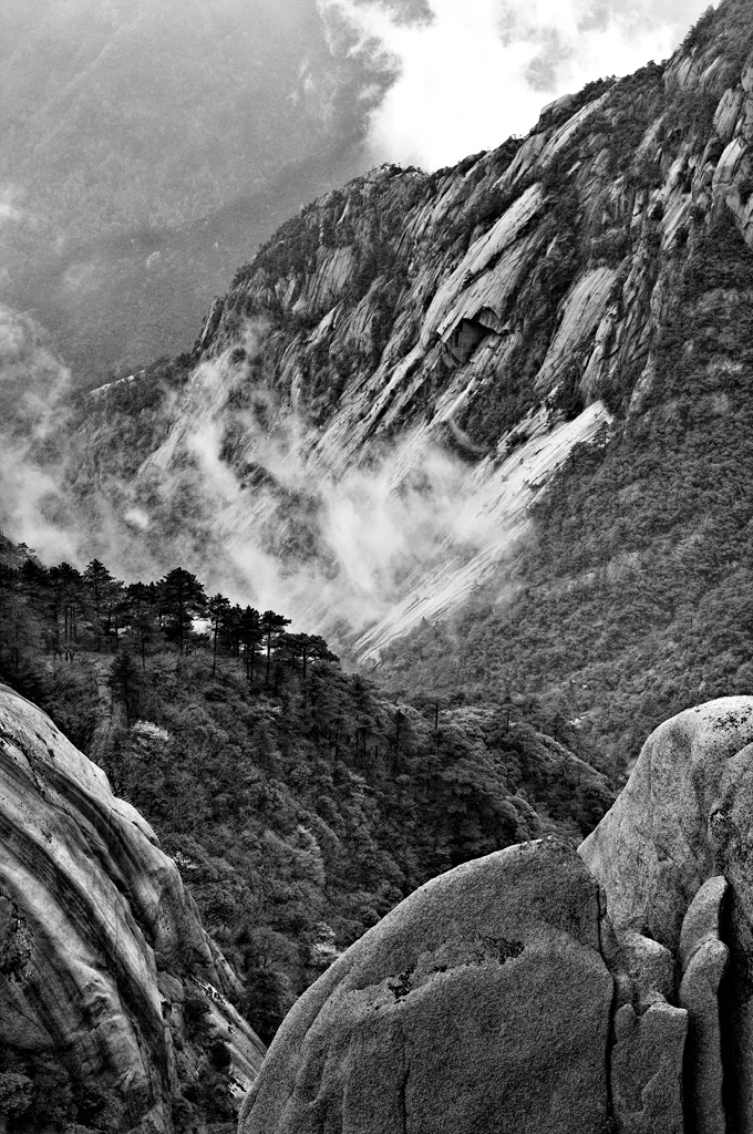 Rocks, Pines, Cloud (Photo Credit: Felice Willat)