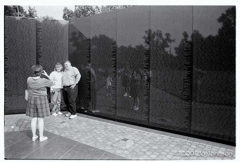 Vietnam War Memorial, Washington DC 2001