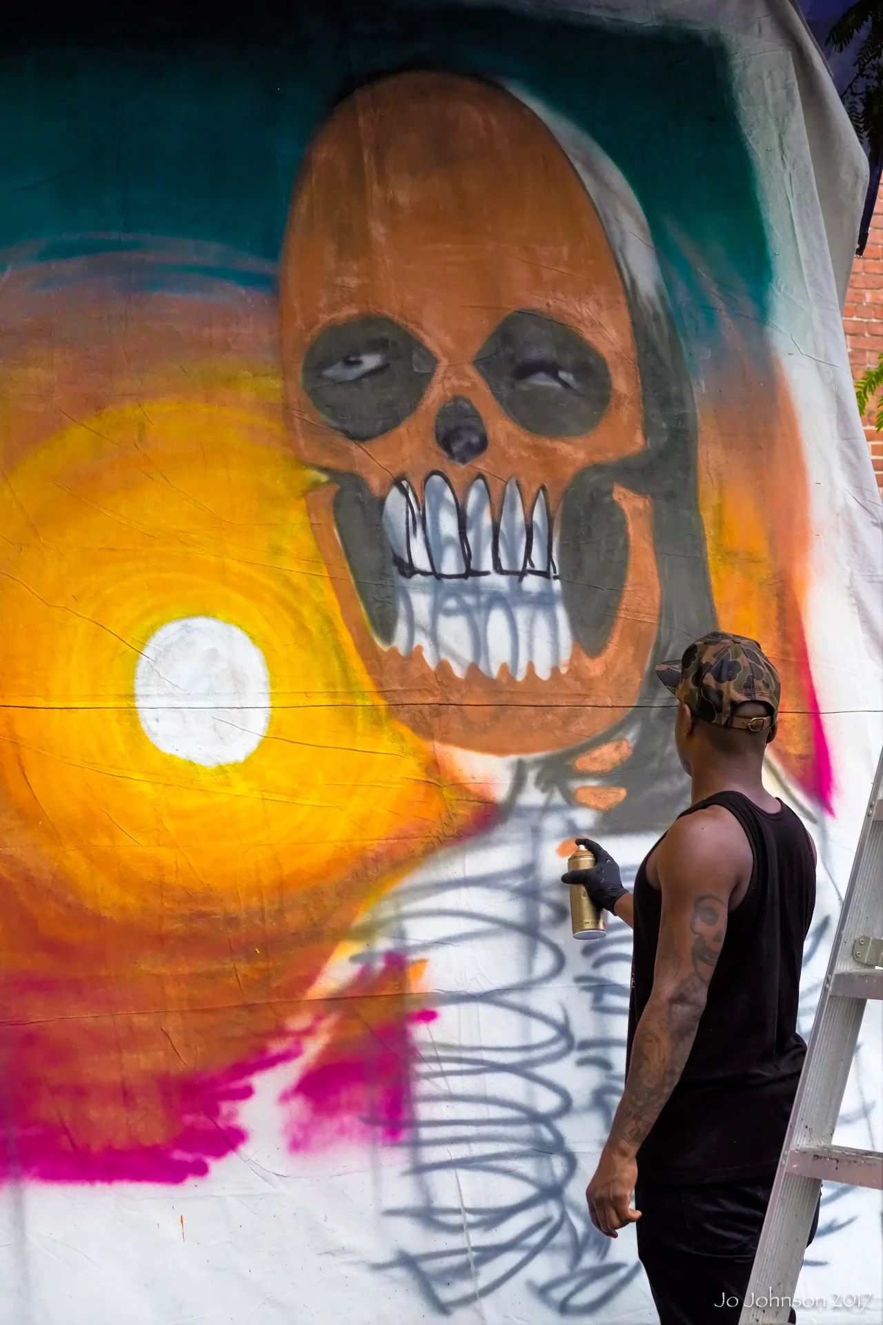 "Mural Painter @ Art All Night" - Trenton, NJ