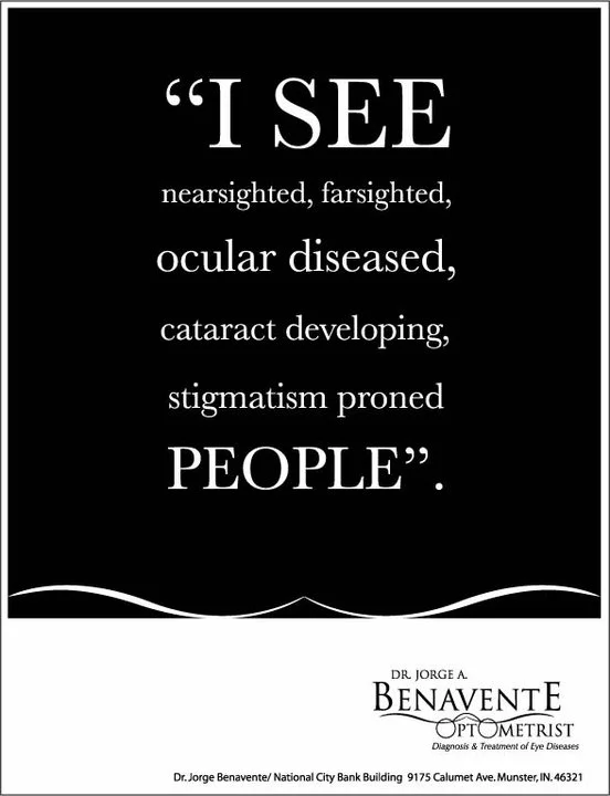  Benavente Optical- newsprint ad2       