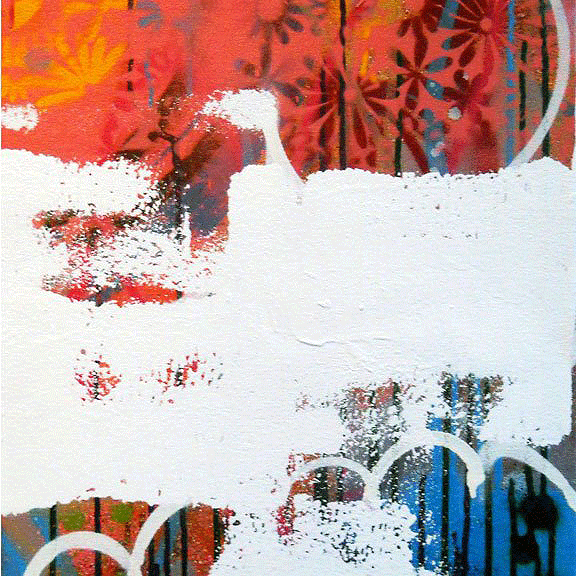 "Why ruin a good thing?"- 2013 / aerosol on canvas / Magnoliagraffita