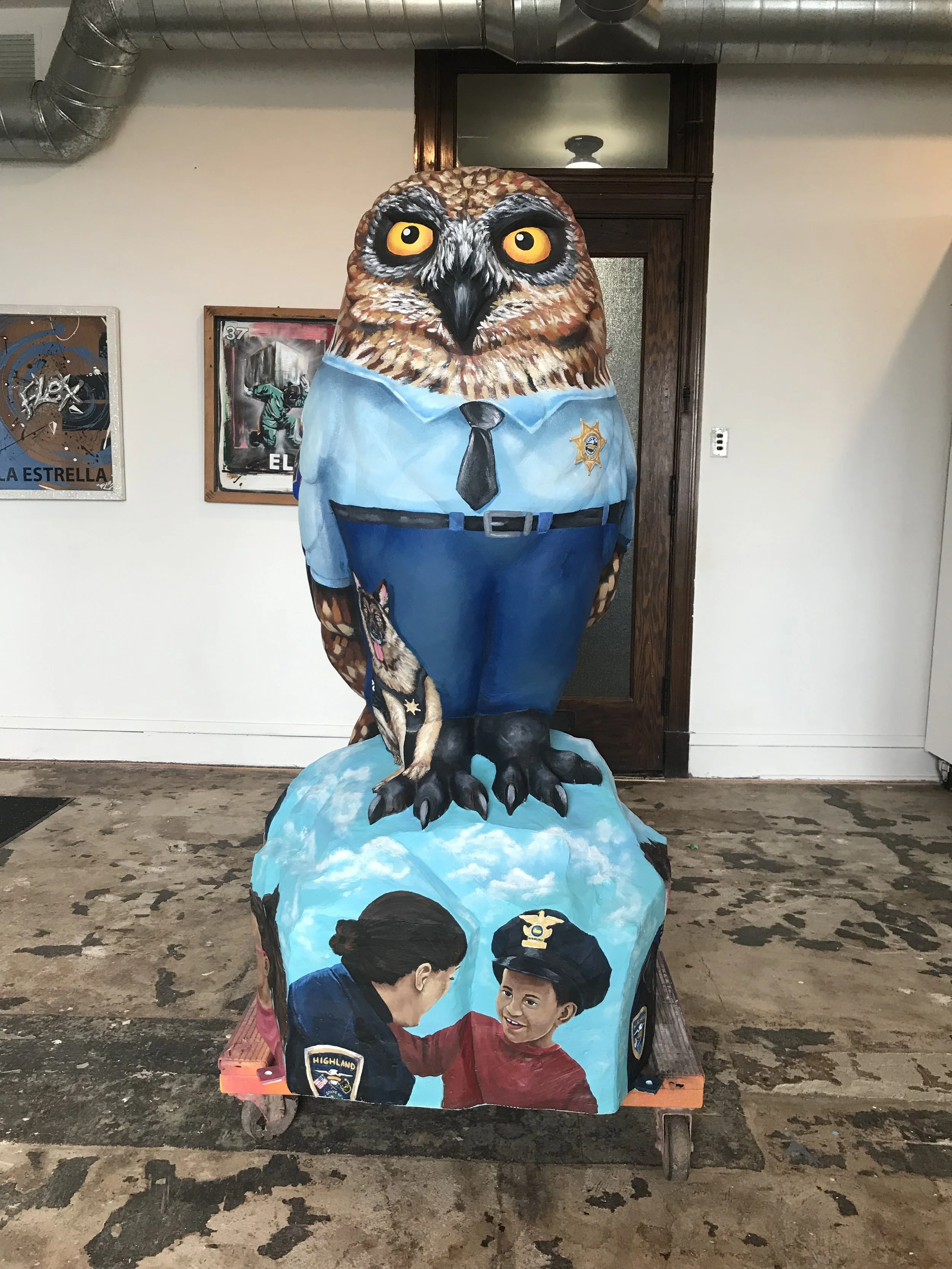 Humane Society "Owl We Need Is Love" Project ( Highland, IN ) 2021