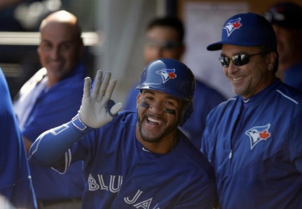 2B Devon Travis broke in with a solo home run and two walks in Monday’s 6-1 opening day win over the New York Yankees at Yankee Stadium. He rushed into the dugout and was given the silent treatment by his teammates