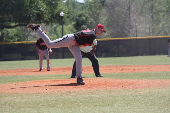  RHP Will McAffer (Vancouver, BC) tossed three scoreless innings as the Canadian Junior National Team fell 5-2 to the Washington Nationals extended spring team at Lake Buena Vista, Fla.