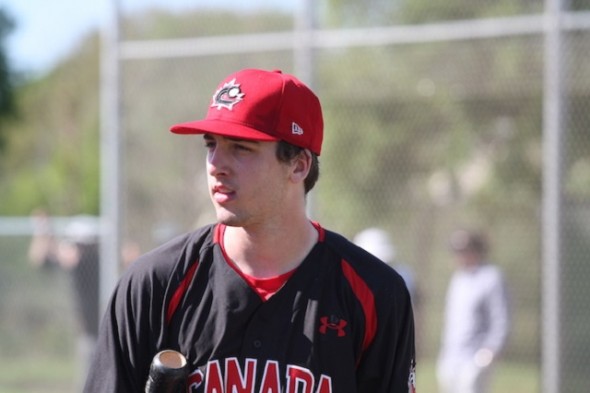  Jean-Francois Garon (Terbonne, Que.) had a pair of doubles as the Canadian Junior National Team dropped a 7-3 loss to the Houston Astros extended spring team at Lake Buena Vista, Fla