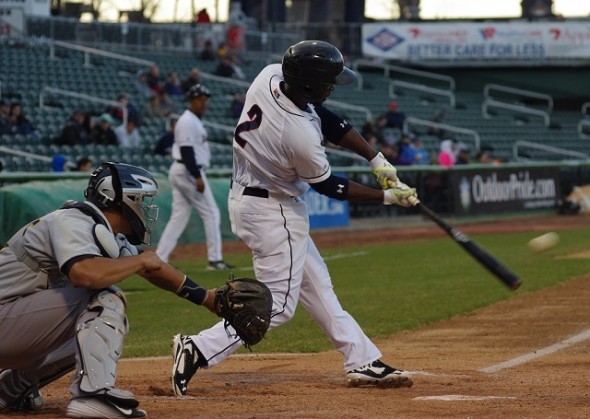 Melky Mesa doubled and homered as the double-A New Hampshire Fisher Cats beat the Trenton Thunder 8-3.